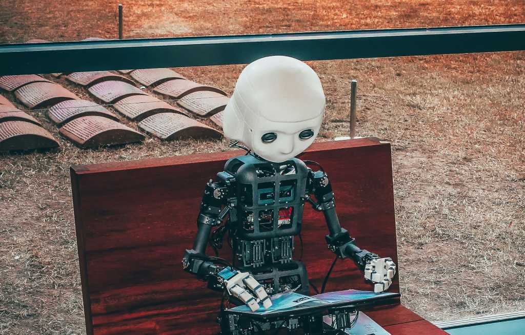 robot trabajando